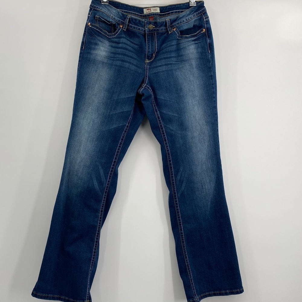 lei Bridget Curvy Boot Size 13 Embroidered Pocket